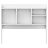 SEGAWE Desktop Bookshelf Wood Desk Hutch Organizer w/5 Shelves for