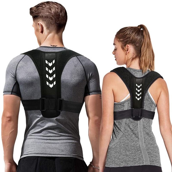 You'canbe Back Straightener for Men and Women, Posture Corrector for Straight Back, Comfortable Shoulder Strap/Back Strap