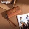 Montana West X Wrangler Western Carved Wristlet Wallets for Women