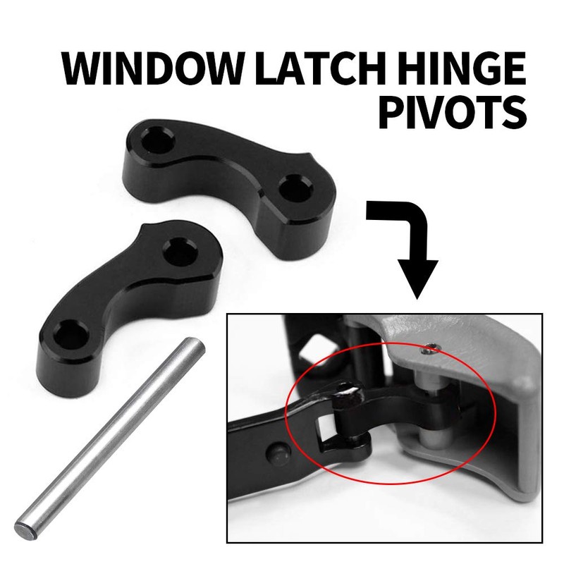 Vkinman Rear Window Latch Hinge Pivots Replacement for Tacoma 1995-2004
