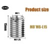 YEOVIBL Pack of 10 Thread Insert M8 to M6, 15