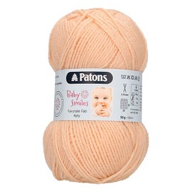 Patons Knitting Yarn, Acrylic, Peach, One Size