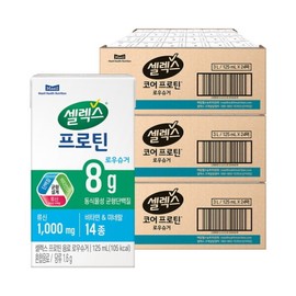 Selex Maeil Health Nutrition Core Protein Drink Raw Sugar (TBA) 125ml 72 packs / 셀렉스 매일헬스뉴트리션 코어프로틴 음료 로우슈거(TBA) 125ml 72팩