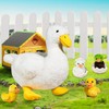 XYHQYB 7 in 1 Duck Stuffed Animal with Babies, 12"