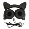 Cat Ear Wired Headphone Noise Reduction Cute Kids Cartoon Headset