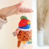 Fun Colorful Kiwi Bird Plush Keychain - Ideal Gift for