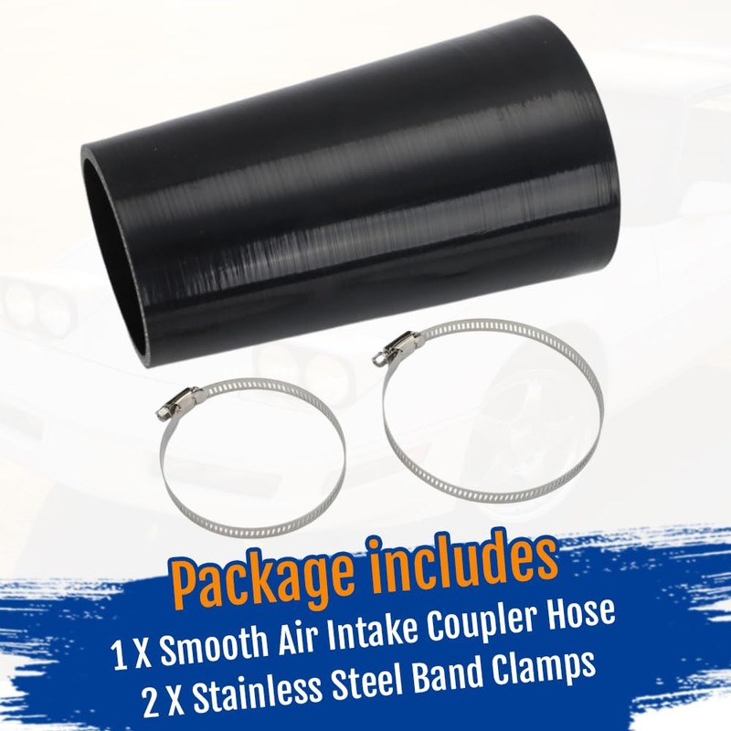 WIKIBB Air Intake Hose for 1985-1989 Chevy Corvette C4 Smooth