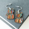 Cat Book Earrings for Women Book Earrings for Girls Acrylic