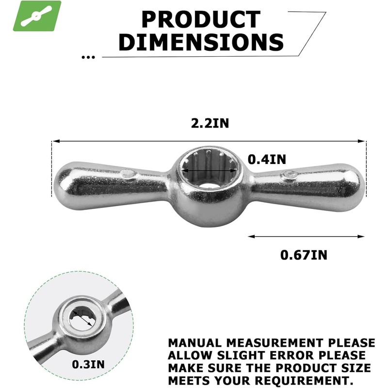 LASCO 01-5095 Metal Outside Faucet Hose Bibb Tee Handle, 16