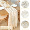 LOMOHOO 2 x Silver Table Runners, 70 x 300 cm