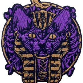 ZEGIN Ancient Egypt Anubis Embroidered Iron on Sew on Patch