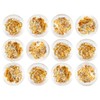 12 jars of nail art gold foil - wafer-thin like