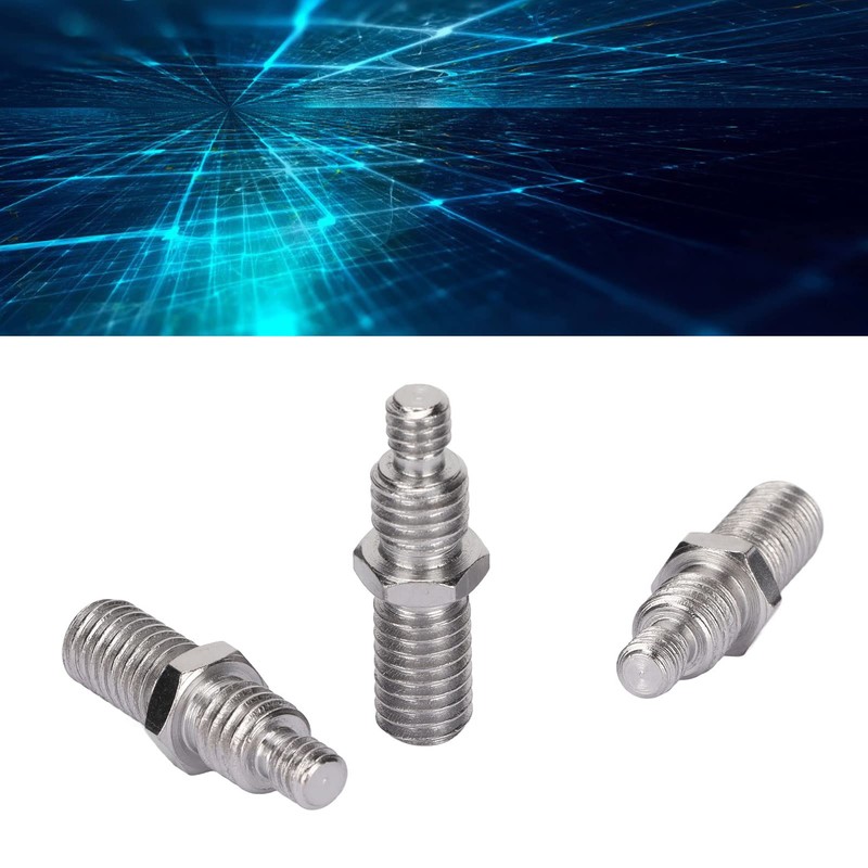 3 Piece Tripod Screw Adapter, 3/8" to 1/4" Conversion Camera