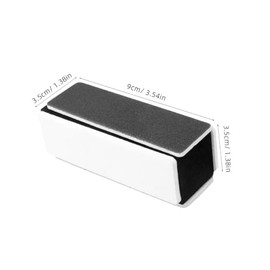 Bloque para Lijar Uñas de Cuatro Caras 6 Piezas, Esponja | Lima de Papel Abrasivo Duradera, Pulidor Portátil, Uso DIY en Uñas Naturales
