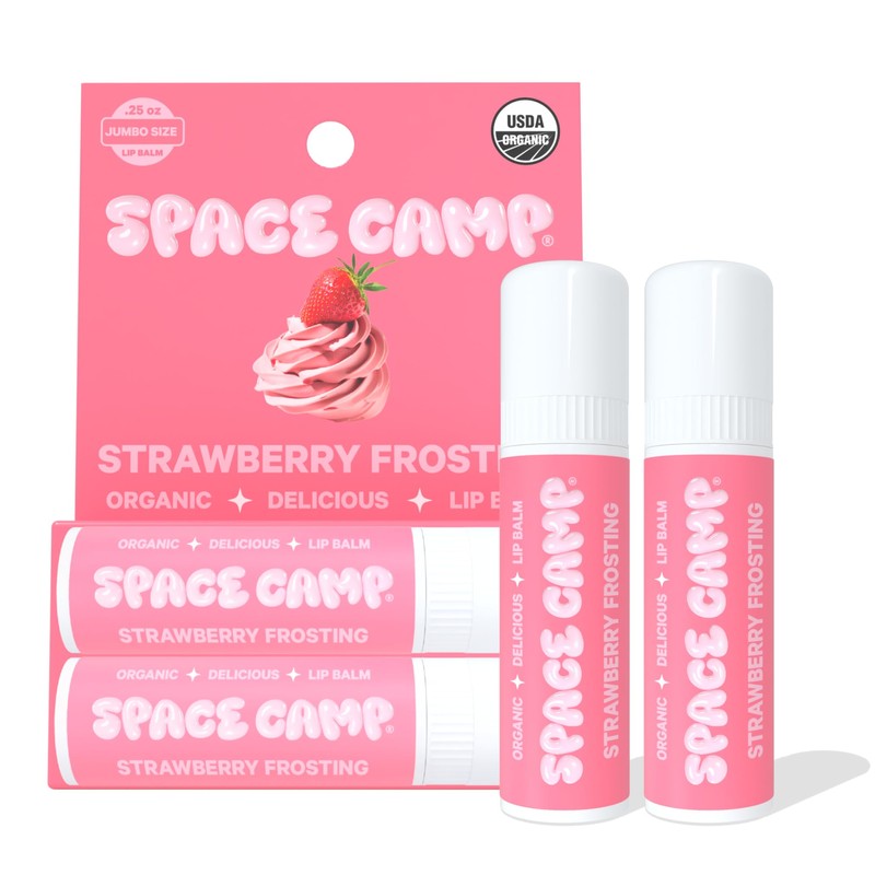 Space Camp Bálsamo labial Jumbo Wellness: bálsamo orgánico con sabor