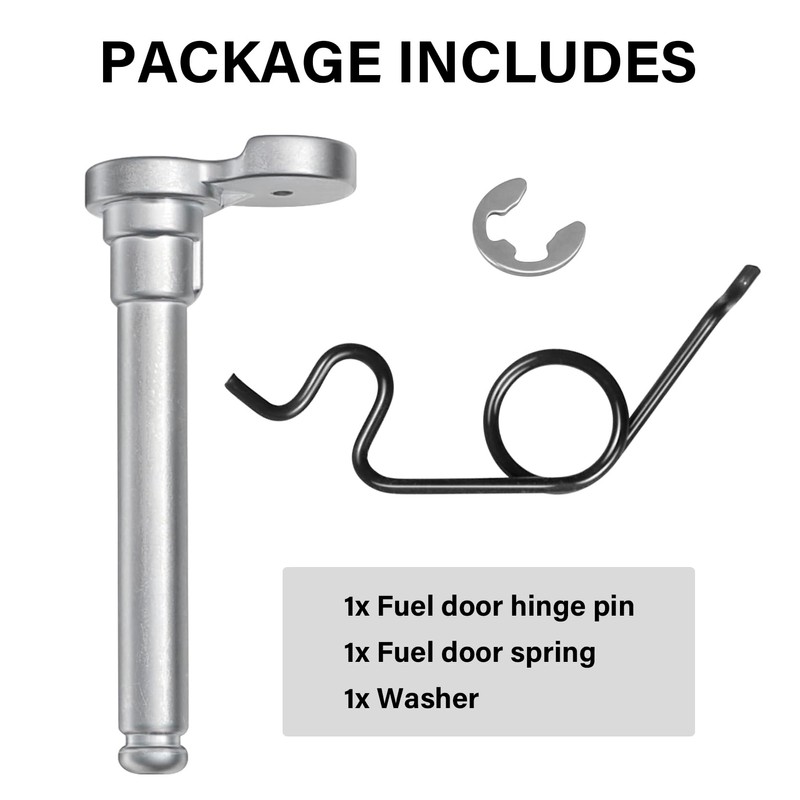 Fuel Tank Door Hinge Pin with Gas Door Spring for
