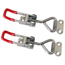 Smbbit 304 stainless steel Toggle Clamps adjustable quick buckle toggle lock clamp box buckle horizontal fixture 2 Pack