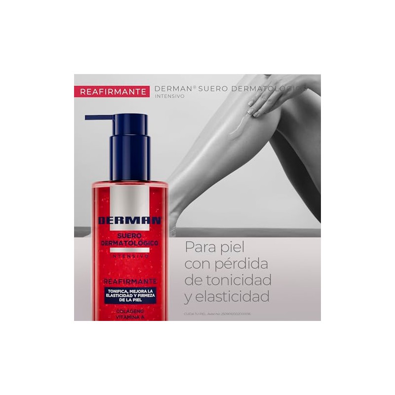 DERMAN® Suero Dermatológico Intensivo Reafirmante – 320 ml