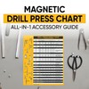 Magnetic Drill Press Chart Sign | USA Made | RPM