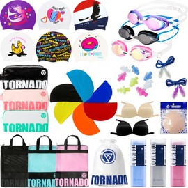 tornado Swim cap, goggles, swim cap, bag, towel, swimming goggles, swimming supplies, children / 수영모자 수경 수영모 가방 타올 물안경 수영용품 아동