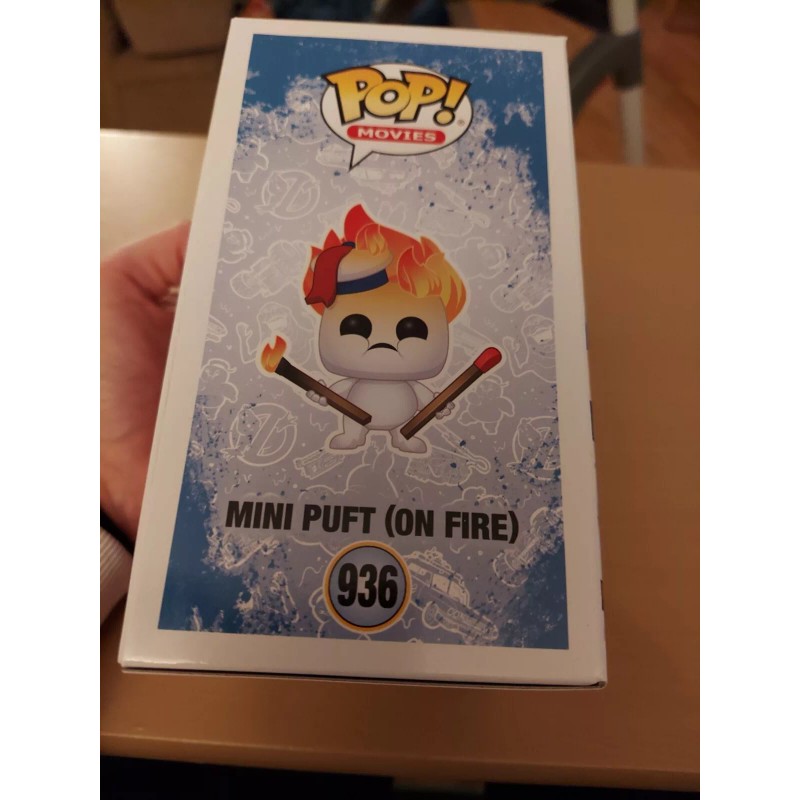Funko Pop! Ghostbusters Afterlife Mini Puft On Fire #936 GITD
