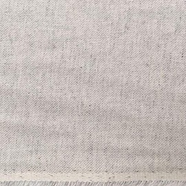 Kt KILOtela - Plain Half Panama Fabric - 100% Cotton - Size: 100 cm length x 280 cm width | Pearl grey ─ 1 metre