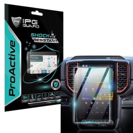 IPG ProActive made for Ford 2023-2024 Ranger Lariat / Raptor / XLT (Optional) / 4X4 WILDTRAK AT - X AT 12 Inch Navigation 9H Hardness Screen Protector Smooth Nano Ceramic Film Ultra Responsive High Clarity Anti Scratch Ranger