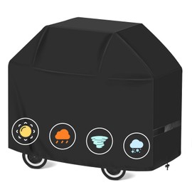 Large Waterproof BBQ Cover for Outdoor Grill, Heavy-Duty, UV-Resistant, Weatherproof Protection for Gas, Charcoal & Electric BBQs(150x63x116cm)