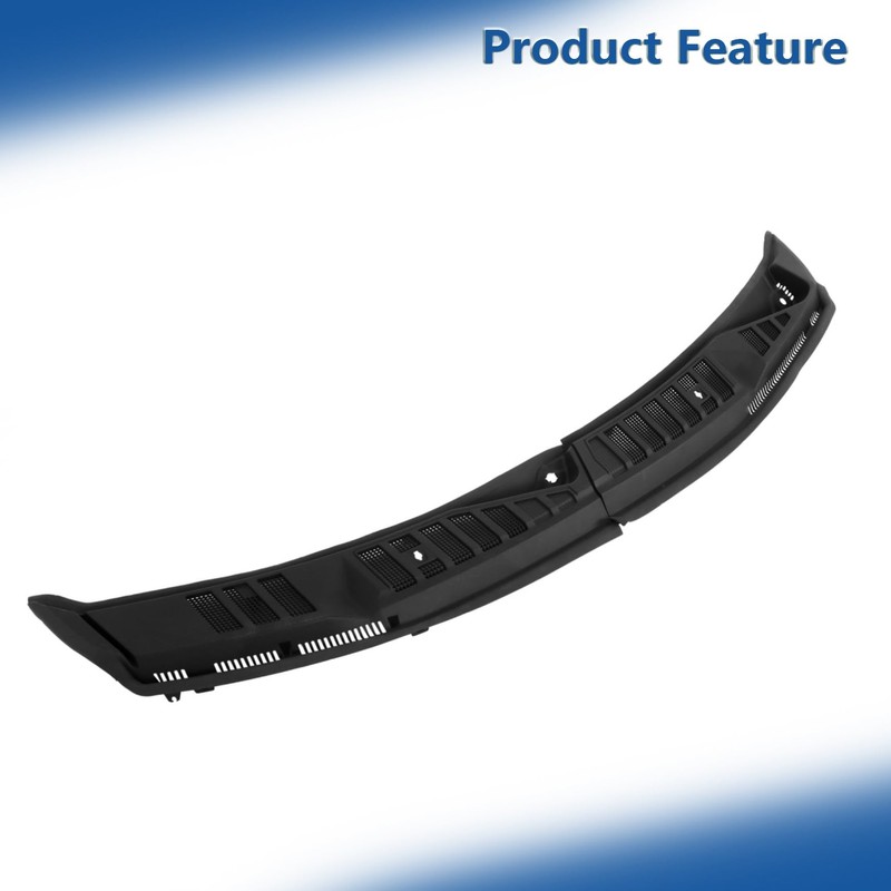 Silscvtt Windshield Window Wiper Cowl Cover Grille Front Black Replacement