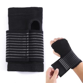 WeddHuis 2 Stück Handgelenkbandage,Handgelenkstütze Handbandage mit Klettverschluss für Sport und Alltag, Atmungsaktiv Wrist Wrap Bandage Handgelenk für Damen und Herren