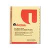 Universal Products - Universal - Plastic-Coated Tab Dividers, 12 Month
