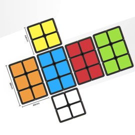 EACHHAHA 2x2x3 Magic Cube Speed Puzzle Cube 3x3 Speed Magic Cube, Professional, Fast Thinking Sport, Suitable for Competition Training and Birthday Gifts