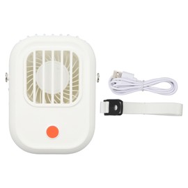 Hanging Neck Fan USB Rechargeable Bladeless Handheld Portable Neck Fan for Indoor Outdoor White