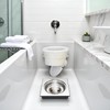 White Odor Proof Shower Floor Drain Drains Stopper One Way