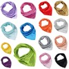 YiyiLai Simple Neckerchief, Plain, Faux Silk, Office Scarf, Square, Formal