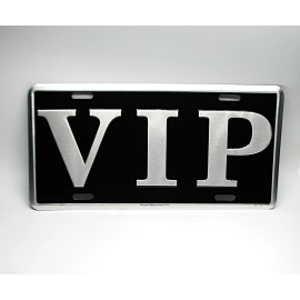 DIGIART INTERNATIONAL VIP VERY IMPORTANT PERSON 3D EMBOSSED METAL CAR NOVELTY LICENSE PLATE AUTO TAG