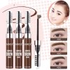 Tinta Para Cejas Indeleble Con Cepillo Saniye