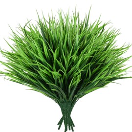 Trytuny - 22 plantas artificiales para exteriores, césped de overol falso, resistente a los rayos UV, para interiores y exteriores, patio, porche,... 