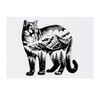 'Mountain Lion Standing' Temporary Tattoo - Water Resistant, Skin-Safe, Non-Toxic
