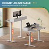 DEVAISE 48×24 Inch Electric Standing Desk with 2 Drawers, Adjustable