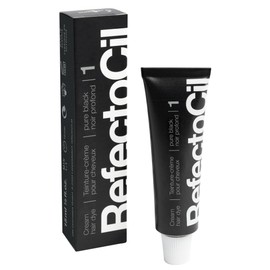 RefectoCil Cream Hair Dye 2-Pack – Professional Hair Tint for Long-Lasting Color – Black (#1) + Light Brown (#3.1)