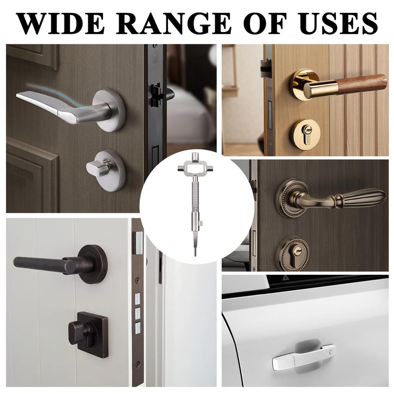 Locksmith Tools, Versatile Cylinder Gauge Cam Turner, Construction Master Key