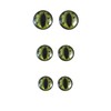 Green Alligator Inspired Glass Eyes Bundle Small Meduim or Large