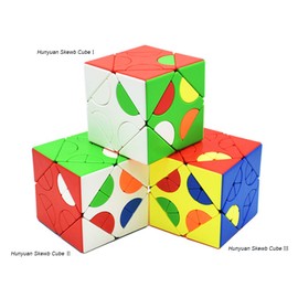 AI-YUN Speed Cube Set, Hunyuan Skewb Cube Set ofⅠⅡ and Ⅲ, Educational Puzzles Cube Toys, 3 Pack