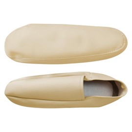 VKGUG 2PCS Car Front Seat Armrest Cover Compatible with Toyota Sequoia Tundra 2001-2007 Leather Left and Right Seat Arm Rest Cover Beige (Only Leather Part)