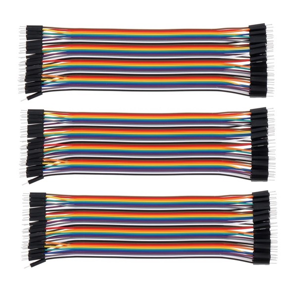 DiGiYes 120pcs Breadboard Jumper Wires 20cm 40pin Male to Male