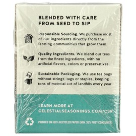 Celestial Seasonings Throat Tamer Herb Tea, 20 Tea Bags per Box (Pack of 3 Boxes)