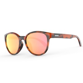 Rheos Wyecreeks Floating Polarized Sunglasses | 100% UV Protection | Boating & Fishing | Water Sport | Anti-Glare | Mens & Womens (Tortoise | Rose)