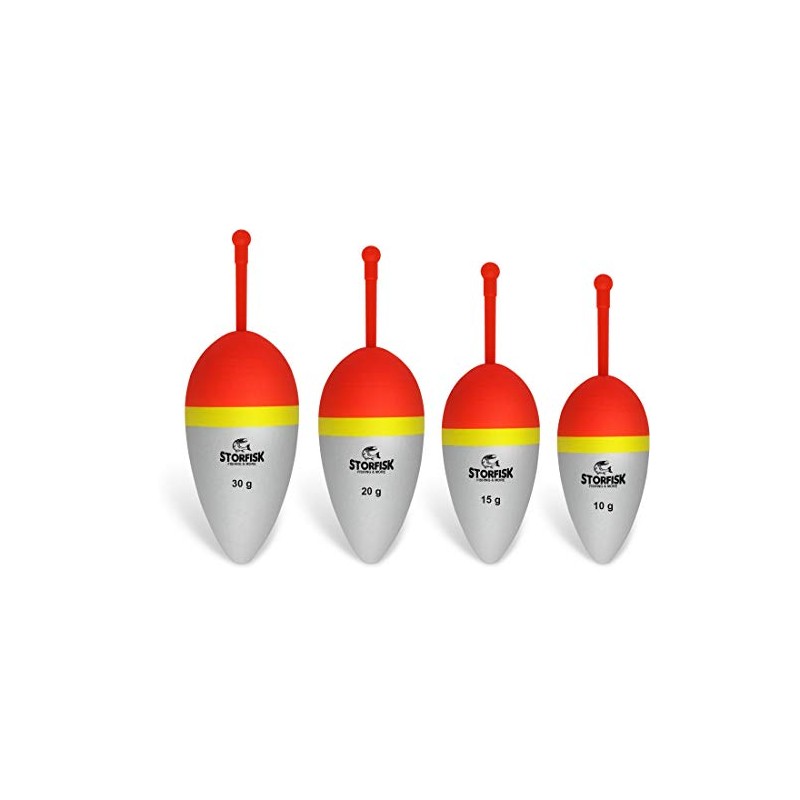 Storfisk fishing & more Hard Foam Predator Floats Set Locking