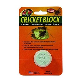 Zoo Med Cricket Calcium & Gutload Block, 0.45 oz.